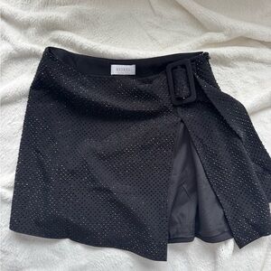 Meshki Diamanté Skirt with Slit
